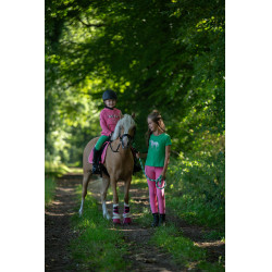 Legging HKM Maui fond intégral en silicone enfant Rose Legging HKM Maui fond intégral en silicone enfant Rose