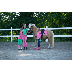 Legging HKM Maui fond intégral en silicone enfant Vert