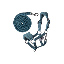 Licol avec polaire HKM Hobby Horse Turquoise Bleu Licol avec polaire HKM Hobby Horse Turquoise Bleu