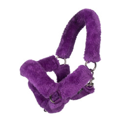 Licol HKM avec fourrure synthétique Hobby Horse Lilac foncé Violet