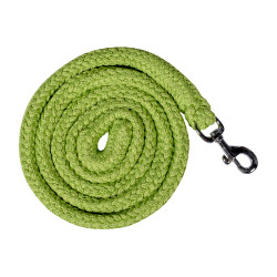 Longe HKM Glow-Line avec mousqueton Vert