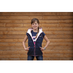 Gilet réversible Equi-Kids Jade Bleu marine