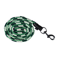 Longe HKM Maui avec mousqueton Vert / marine / blanc