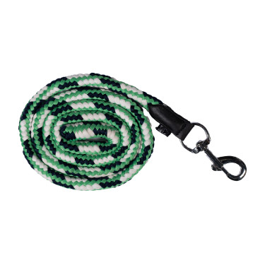 Longe HKM Maui avec mousqueton Vert / marine / blanc