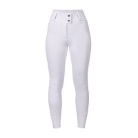 Pantalon HKM Amy femme fond intégral silicone Blanc