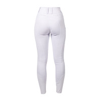 Pantalon HKM Amy femme fond intégral silicone Blanc