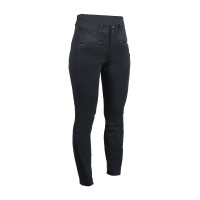 Pantalon HKM Pearl City fond intégral en silicone femme Noir
