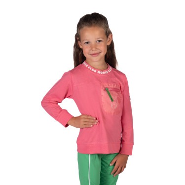 Polo à manches longues HKM Maui enfant Rose