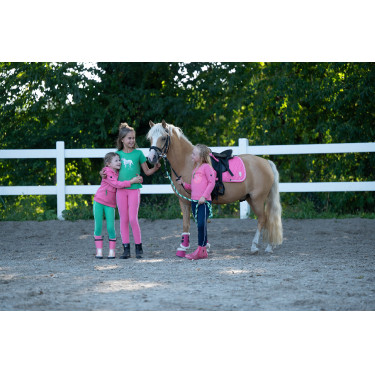 Polo à manches longues HKM Maui enfant Rose