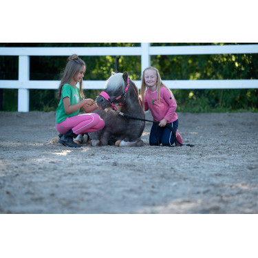 Polo à manches longues HKM Maui enfant Rose