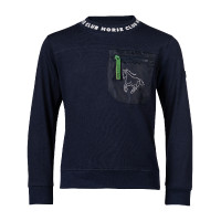 Polo à manches longues HKM Maui enfant Bleu profond Polo à manches longues HKM Maui enfant Bleu profond