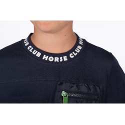 Polo à manches longues HKM Maui enfant Bleu profond Polo à manches longues HKM Maui enfant Bleu profond