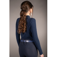 Polo à manches longues Lauria Garrelli Arezzo Soft Bleu profond