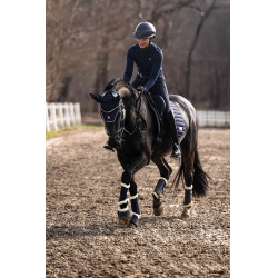 Polo à manches longues Lauria Garrelli Arezzo Soft Bleu profond