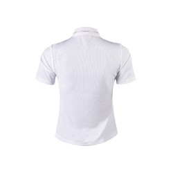 Polo de concours HKM Amy femme Blanc