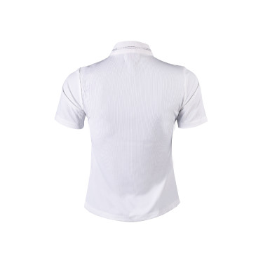 Polo de concours HKM Amy femme Blanc