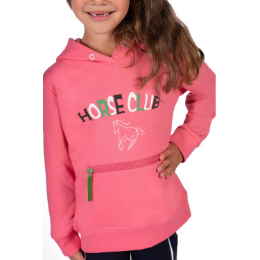 Sweat à capuche HKM Maui enfant Rose
