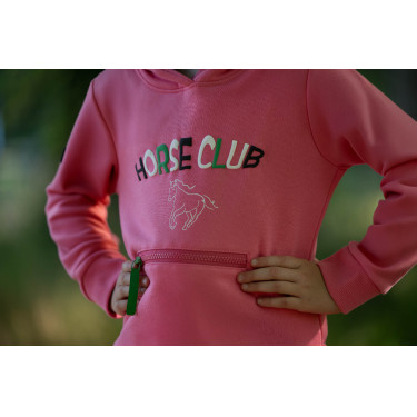 Sweat à capuche HKM Maui enfant Rose