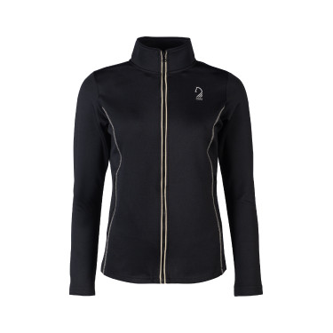 Sweat zippé Lauria Garrelli Limone femme Noir