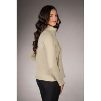 Sweat zippé Lauria Garrelli Limone femme Gris / beige Sweat zippé Lauria Garrelli Limone femme Gris / beige