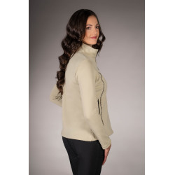 Sweat zippé Lauria Garrelli Limone femme Gris / beige Sweat zippé Lauria Garrelli Limone femme Gris / beige