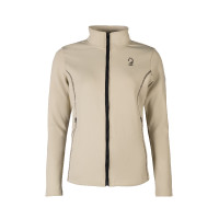 Sweat zippé Lauria Garrelli Limone femme Gris / beige Sweat zippé Lauria Garrelli Limone femme Gris / beige
