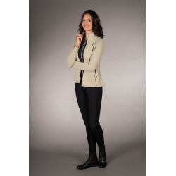 Sweat zippé Lauria Garrelli Limone femme Gris / beige Sweat zippé Lauria Garrelli Limone femme Gris / beige