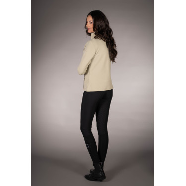 Sweat zippé Lauria Garrelli Limone femme Gris / beige Sweat zippé Lauria Garrelli Limone femme Gris / beige