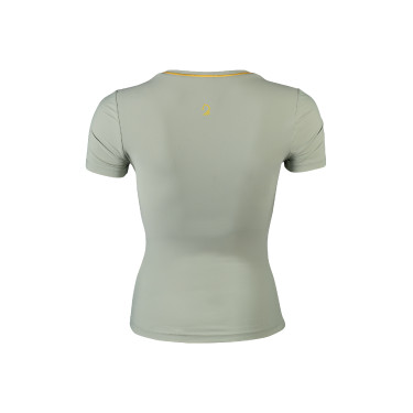 T-Shirt fonctionnel Lauria Garrelli Limone manches courtes femme Salvia