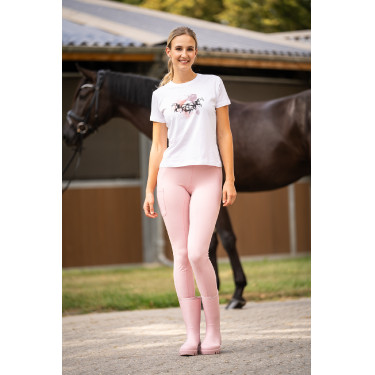 T-shirt HKM femme Running Horse manches courtes