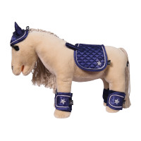 Set design Cuddle Horse HKM Bleu profond