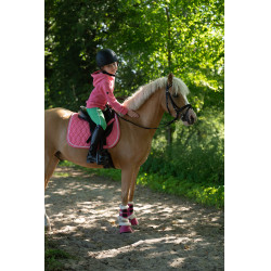 Tapis HKM Maui Patch pour shettys Rose Tapis HKM Maui Patch pour shettys Rose