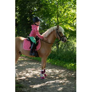 Tapis HKM Maui Patch pour shettys Rose Tapis HKM Maui Patch pour shettys Rose