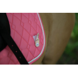 Tapis HKM Maui Patch pour shettys Rose Tapis HKM Maui Patch pour shettys Rose