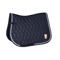 Tapis HKM Maui Patch pour shettys Bleu profond