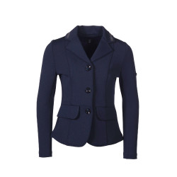 Veste de concours HKM Amy enfant Bleu profond