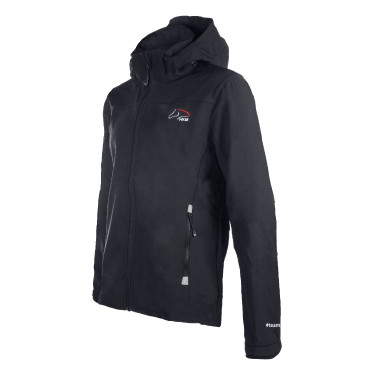 Veste softshell Team HKM homme Noir