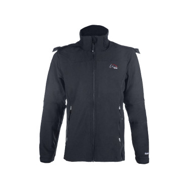 Veste softshell Team HKM homme Noir
