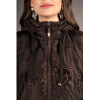 Veste sans manches Lauria Garrelli longue Arezzo femme Marron foncé