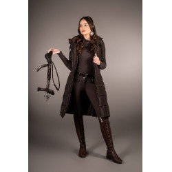 Veste sans manches Lauria Garrelli longue Arezzo femme Marron foncé