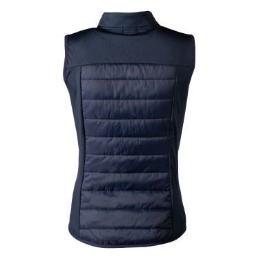 Veste sans manches HKM en jersey/nylon Basel II Style femme Bleu profond