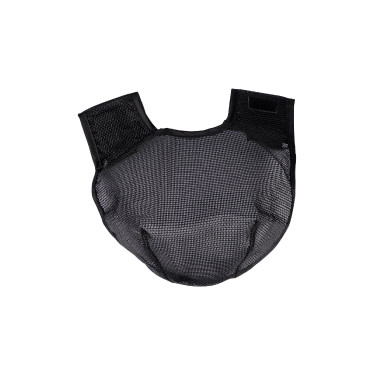 Protège nuque HKM avec Velcro par 3 Noir