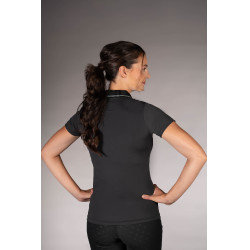 Polo Laura Garrelli Limone manches courtes femme Noir Polo Laura Garrelli Limone manches courtes femme Noir