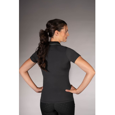 Polo Laura Garrelli Limone manches courtes femme Noir Polo Laura Garrelli Limone manches courtes femme Noir