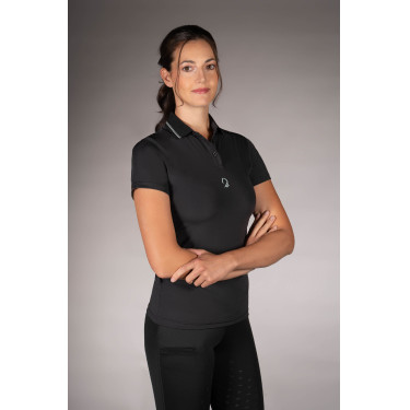 Polo Laura Garrelli Limone manches courtes femme Noir Polo Laura Garrelli Limone manches courtes femme Noir
