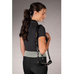 Polo Laura Garrelli Limone manches courtes femme Noir Polo Laura Garrelli Limone manches courtes femme Noir