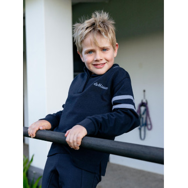 Polo de rugby LeMieux Mini Robbie Marine Bleu marine