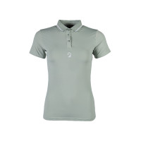 Polo Laura Garrelli Limone manches courtes femme Salvia Vert