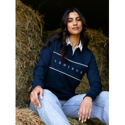 Polo de rugby LeMieux Rochelle femme Marine Bleu marine