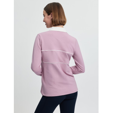 Polo de rugby LeMieux Rochelle femme Fondant Rose
